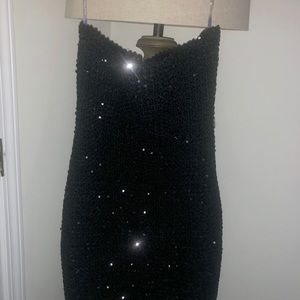 Cocktail mini sequins dress